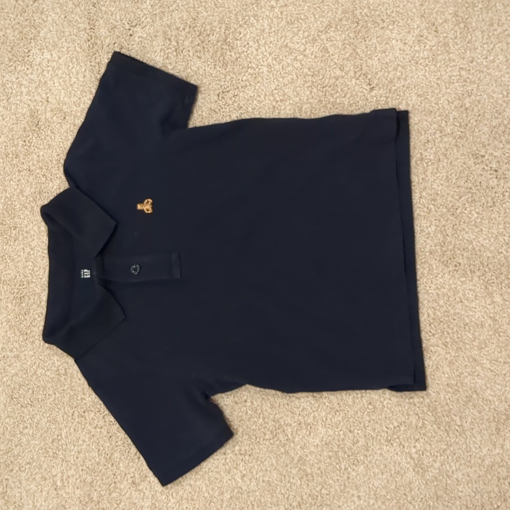GAP Navy Short Sleeve Polo